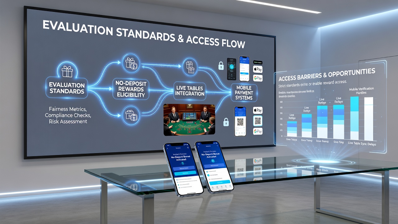 Darstellung der Integration von Live-Tischen und mobilen Zahlungssystemen unter Bewertungsstandards